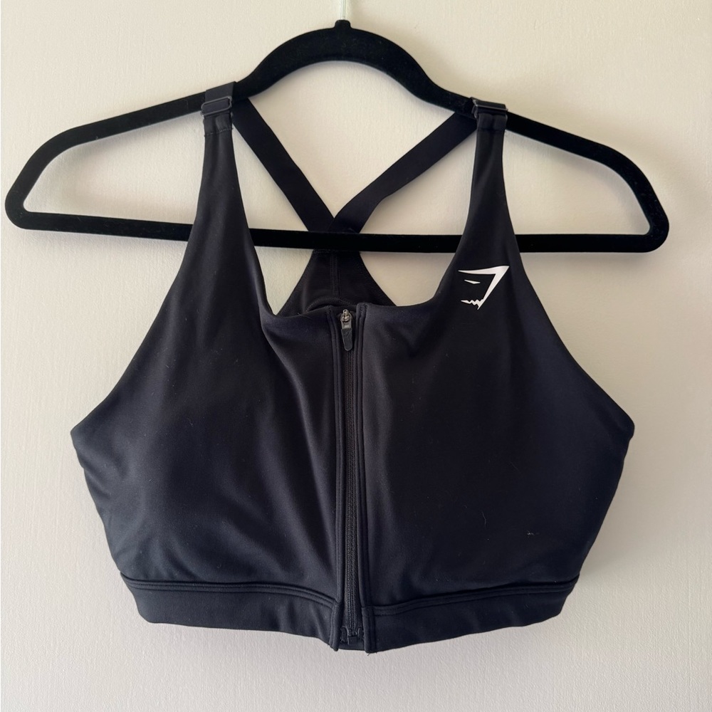 Gymshark Zip-up Sports bra